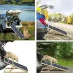 Rampe en bois massif pour animaux de compagnie, échelle pour chien de voiture, rampe pour animaux de compagnie légère, accès à la surface 6