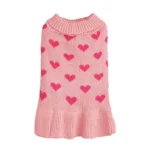 Robe pull bicolore à ourlet à volants, design UR mi-haut, coeur d'amour, FN anian, PrelyTeddy, M58, nouveau 4