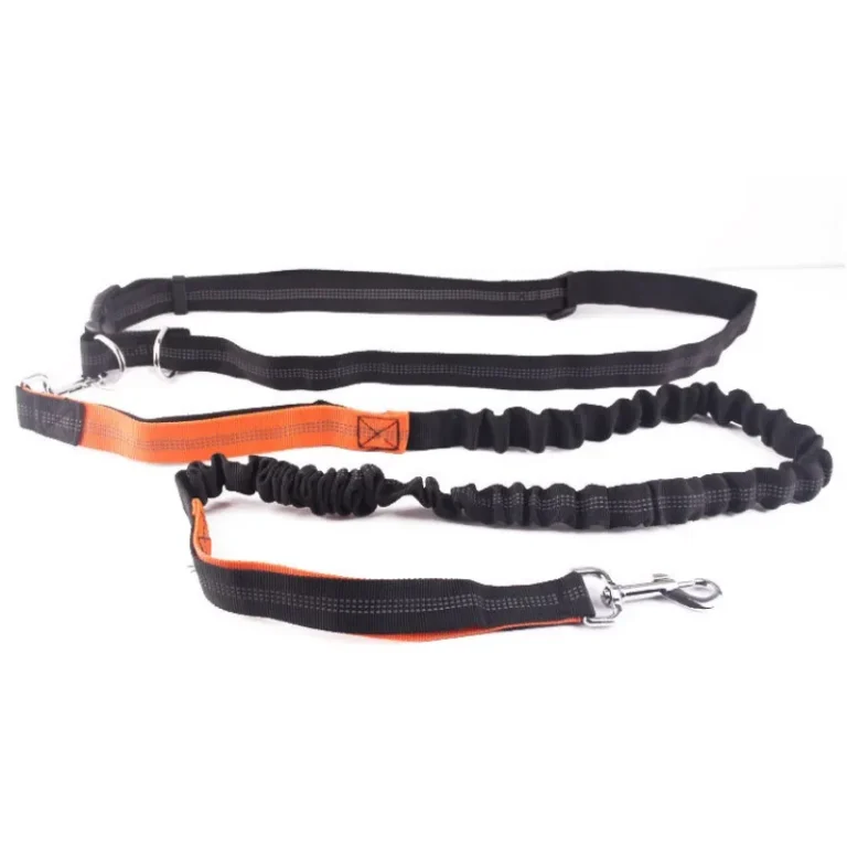 Laisse de chien mains libres pour animaux de compagnie marche course Jogging laisse de chien réglable ceinture de taille sangle de poitrine corde de Traction accessoires pour chiens 3