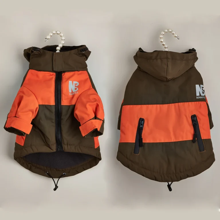 Veste d'hiver pour chien, polaire épaisse, vêtements chauds pour chiens, imperméable, bouledogue français, manteau pour chiot, coupe-vent, vêtements pour grands chiens 5