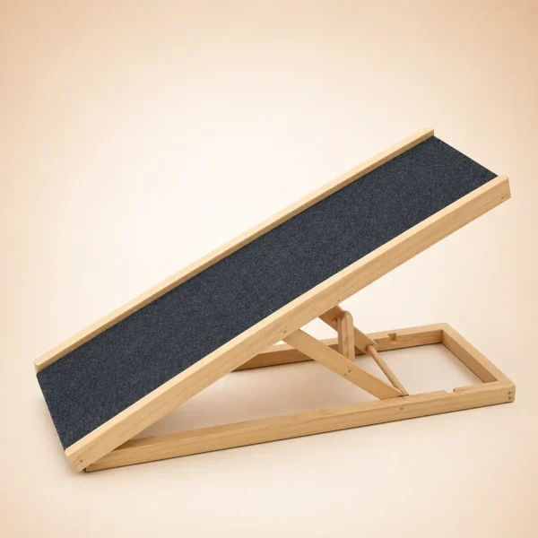 Rampe  en bois pour chien