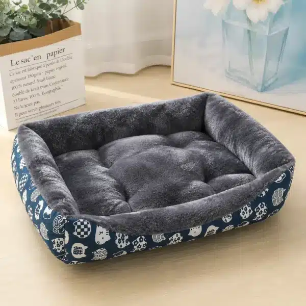 Panier avec motif pour petit chien