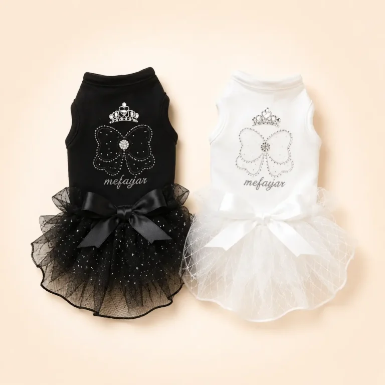 Robe princesse avec couronne chihuahua