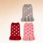 Robe pull à coeur pour chihuahua