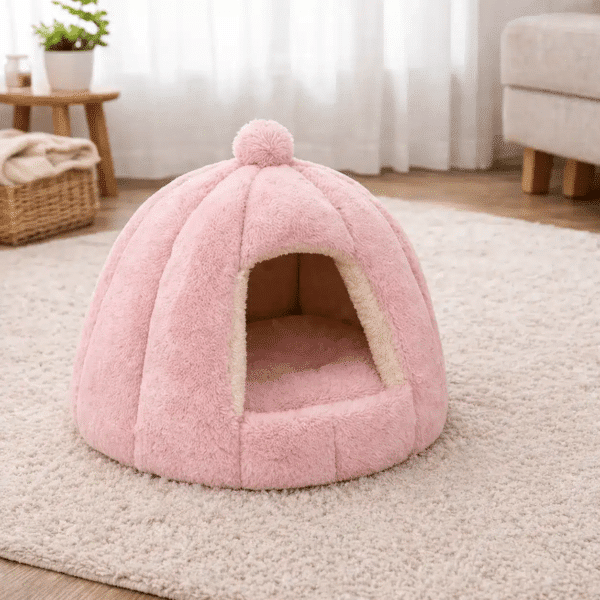 Panier en forme d'igloo pour chihuahua