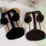 Manteau avec boutons sur le dos et col roulé pour petit chien 12