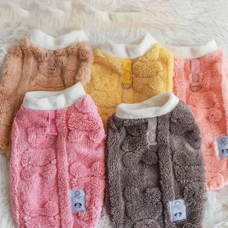 Pyjama en polaire douce petit chien 2