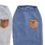 Tee shirt avec poche sur le dos pour chihuahua 5