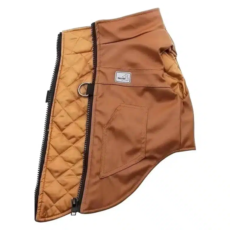 Manteau cuir petit chien 5