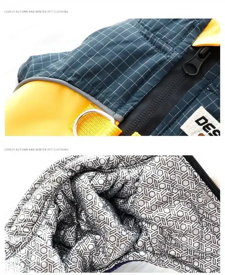 Coupe vent avec poche chien 6