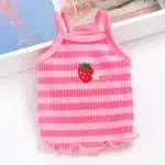 Débardeur fraise pour chihuahua 1