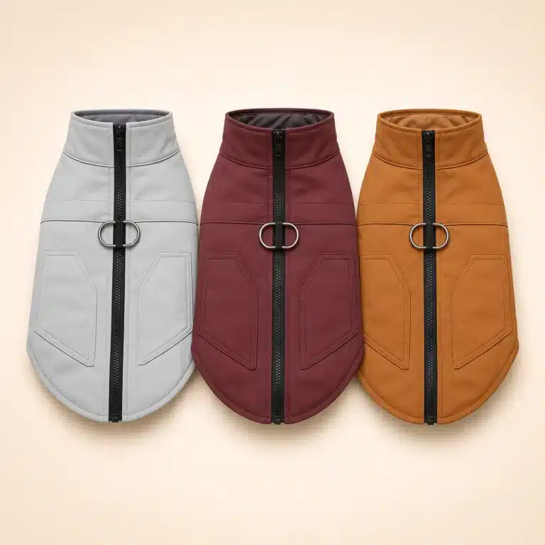 Manteau Cuir petit chien