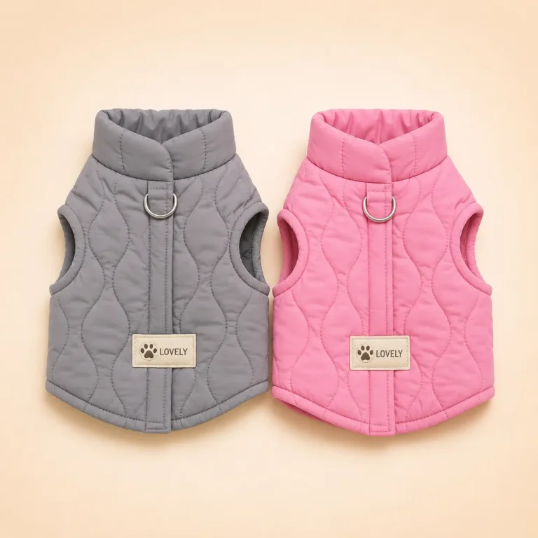 Manteau matelassé petit chien