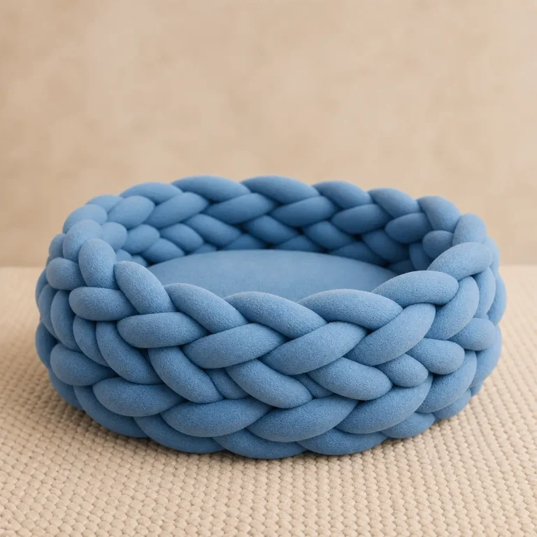 Panier tressé chien