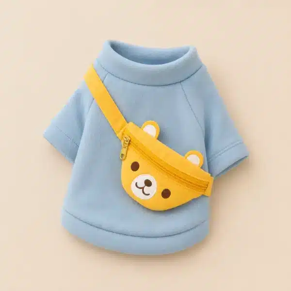 Pull avec sac banane pour petit chien