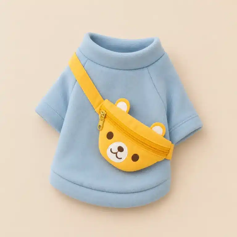 Pull avec sac banane pour petit chien