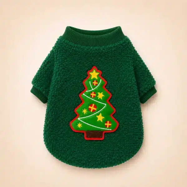 Pull de noël sapin pou spitz