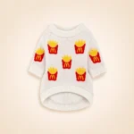 Pull en coton frite bouledogue