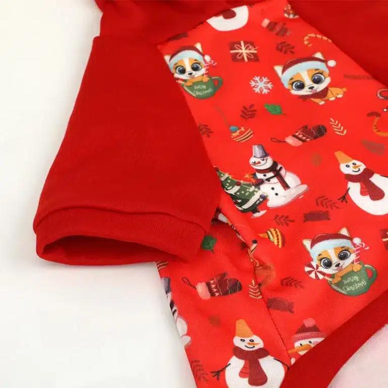 Sweat à capuche de noël pour chien 5