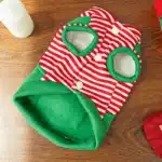 Pull salopette noël petit chien 15