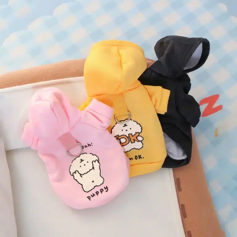 Pull à capuche puppy avec crochet 3