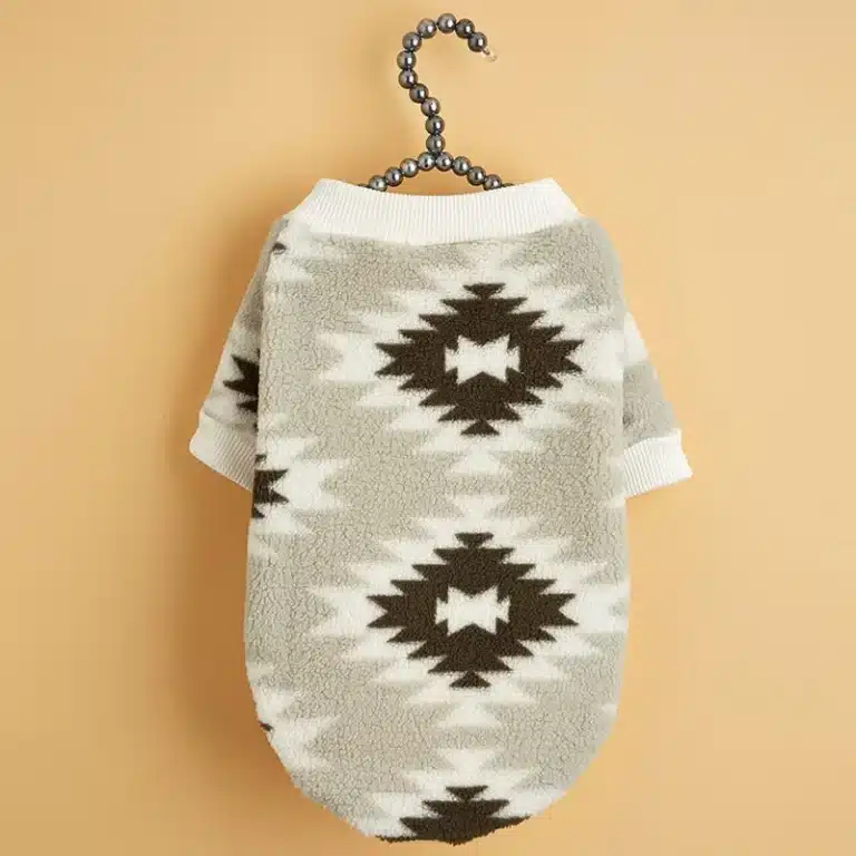 Pull losange en pilou chihuahua 5