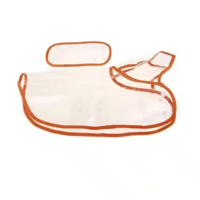 Poncho en PVC imperméable chien 5