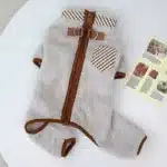 Combinaison pilou avec crochet pour chien 10