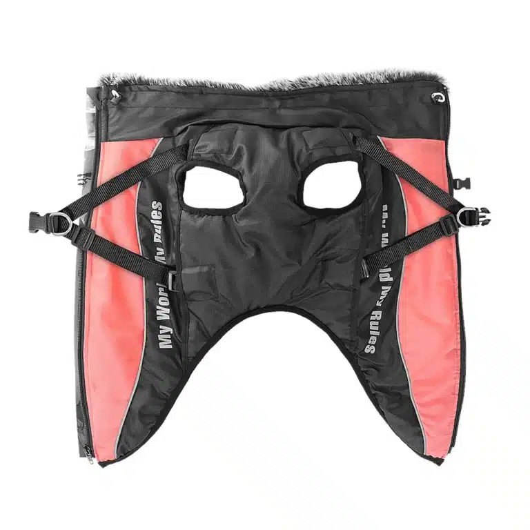 Veste réfléchissante avec fourrure chaude harnais intégré 16