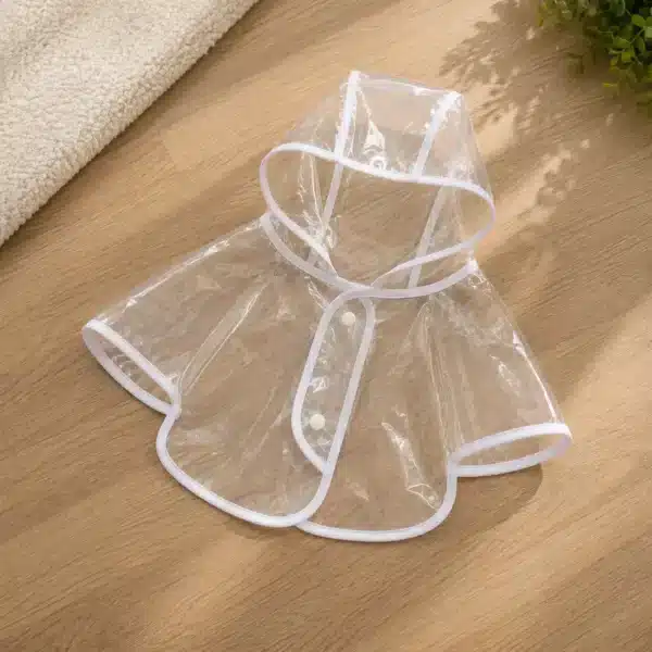 Poncho en PVC imperméable chien