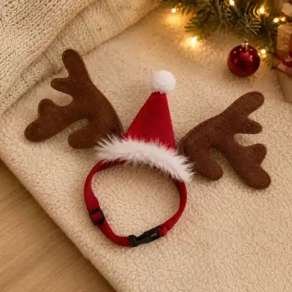 Serre tête de noel pour chien