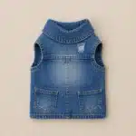 Veste jean denim petit chien