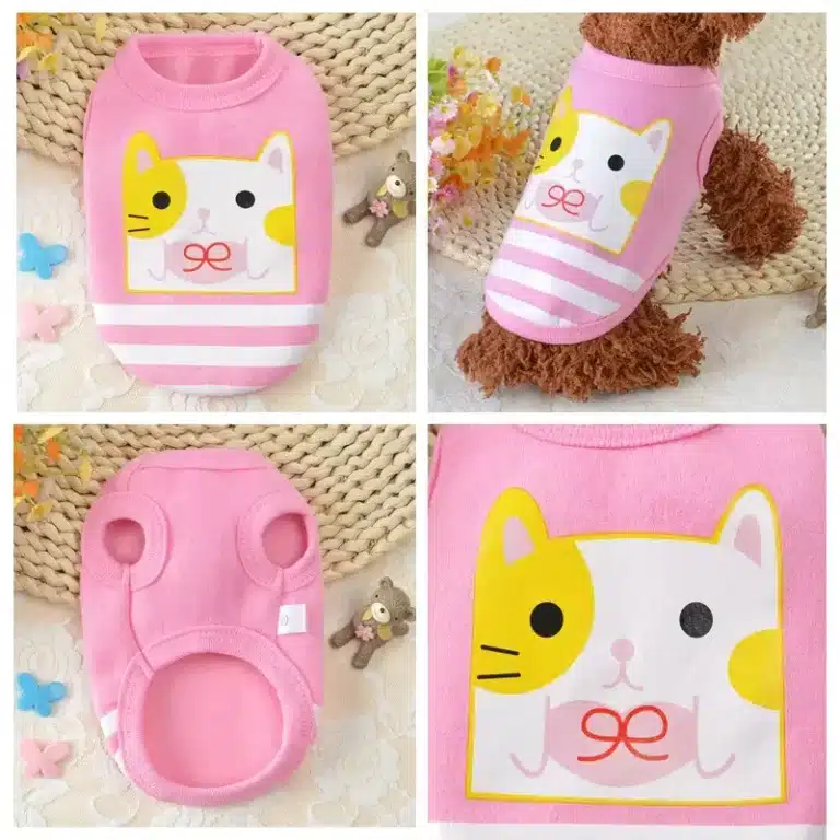 Pull motif animaux pour petits chien 5