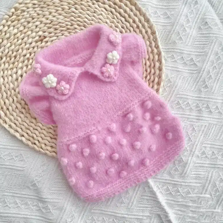 Robe motif fleur pour chihuahua 1