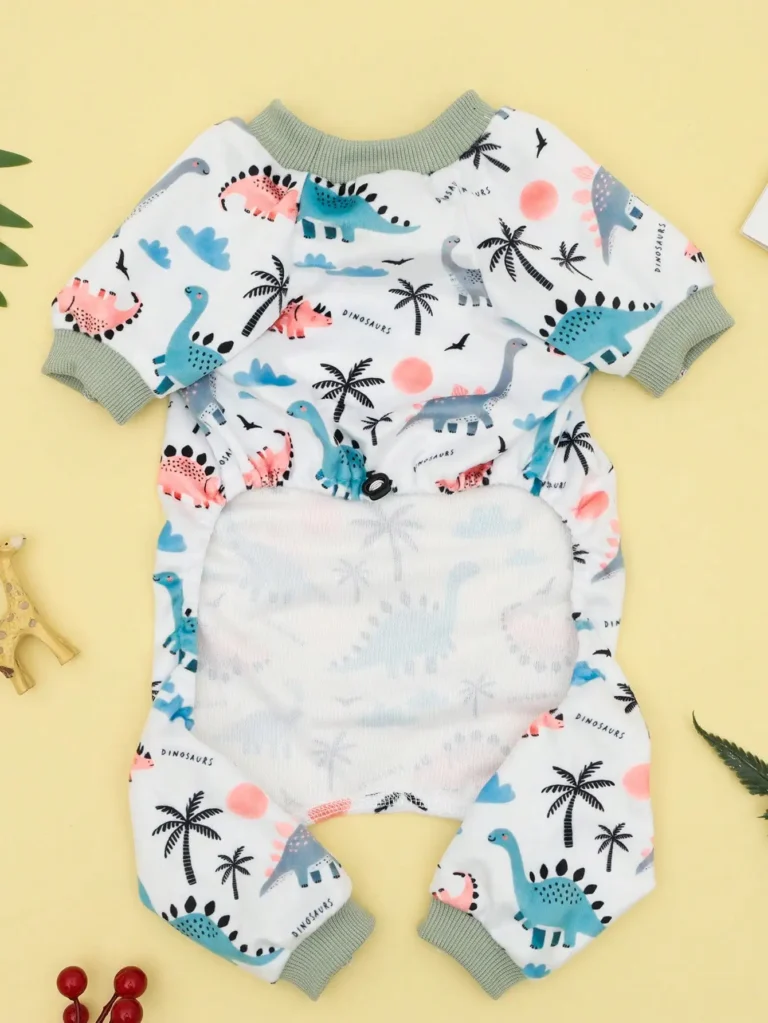 Pyjama Une piece petit chien 3