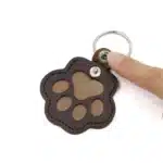 Porte-clés commémoratif en cuir pour chien 5