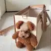 Sac de transport nounours pour chien