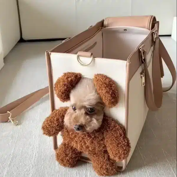Sac de transport nounours pour chien 5