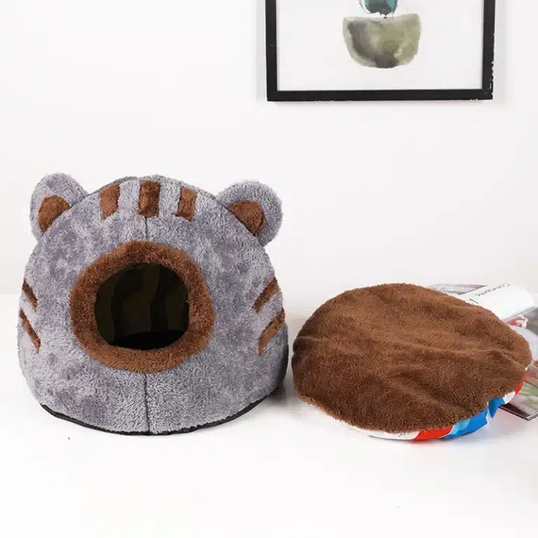 Niche grotte pour petit chien 2