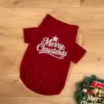T-shirt Merry Christmas pour chien 5