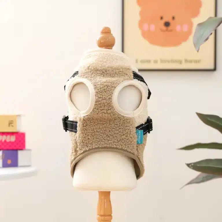 Gilet harnais chaud pour petit chien 5