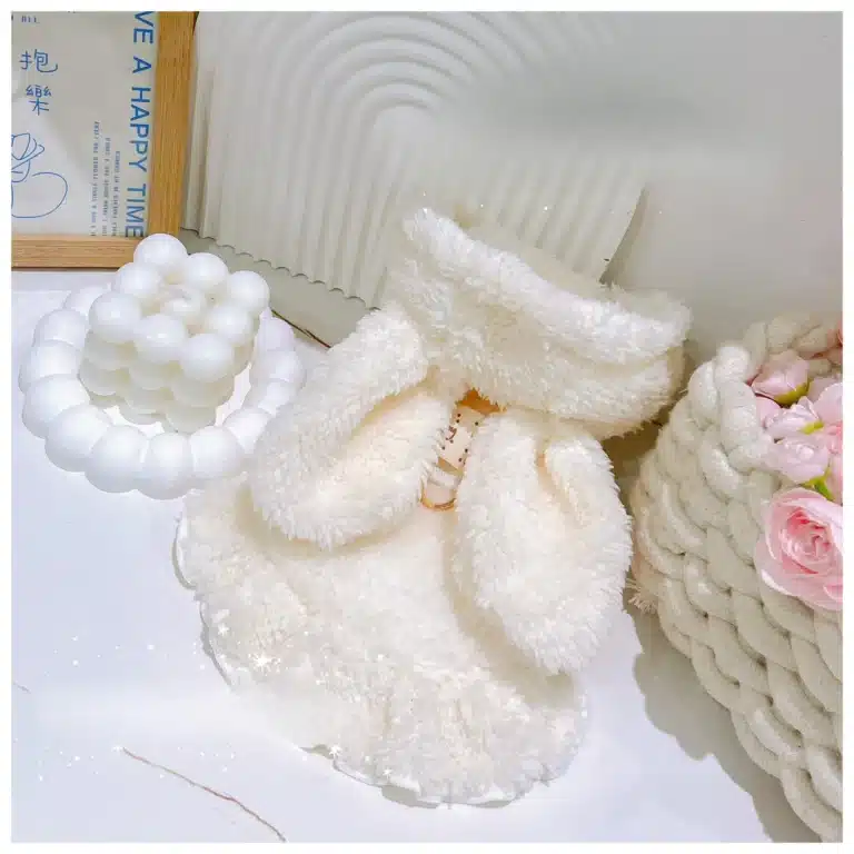 Manteau oreilles de lapin pilou pour petit chien 1