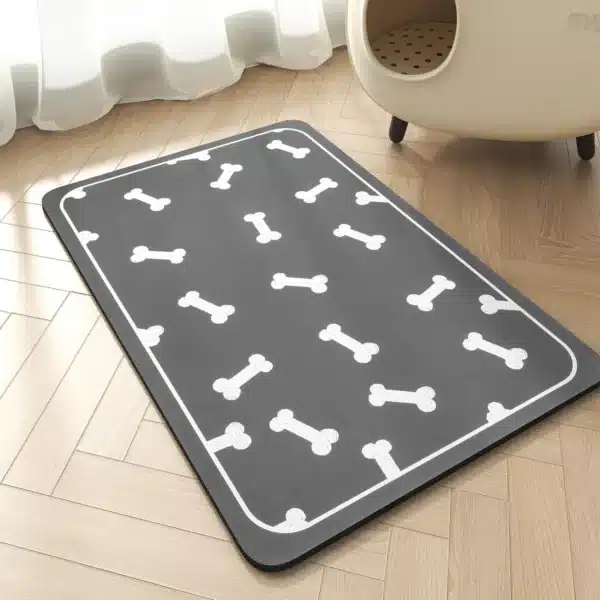 Tapis d'alimentation os pour chien 1