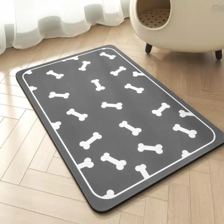 Tapis d'alimentation os pour chien 1