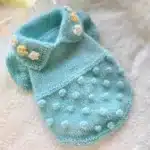 Robe motif fleur pour chihuahua 2