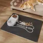 Tapis de nourriture rigolo pour chien 3