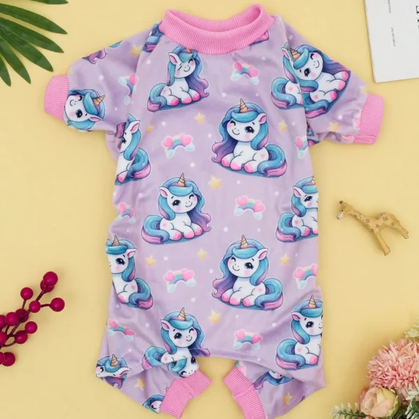 Pyjama Une piece petit chien 1