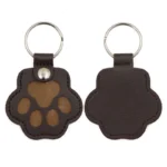 Porte-clés commémoratif en cuir pour chien 6