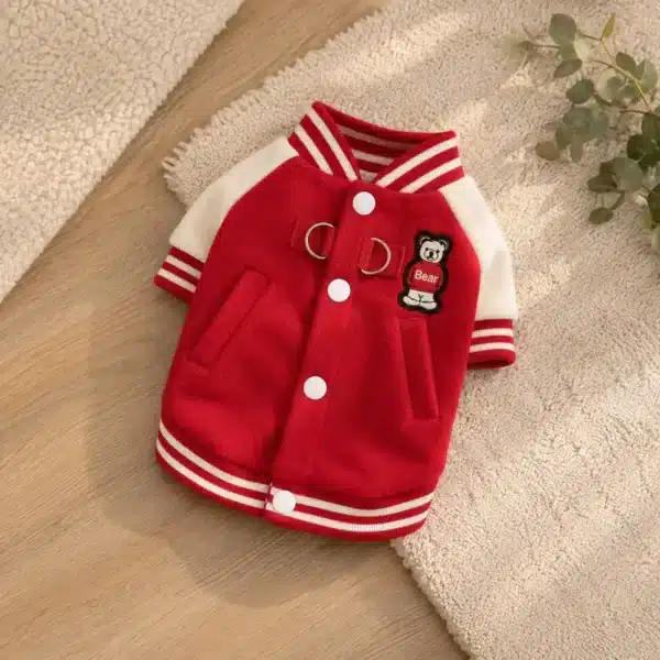 Bomber nounours avec crochet pour Spitz