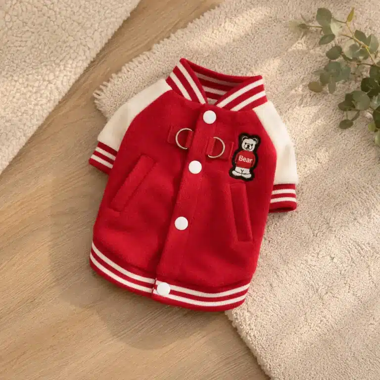 Bomber nounours avec crochet pour Spitz
